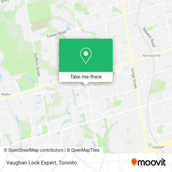 Vaughan Lock Expert map