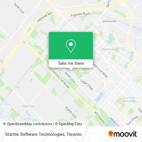 Starlite Software Technologies map