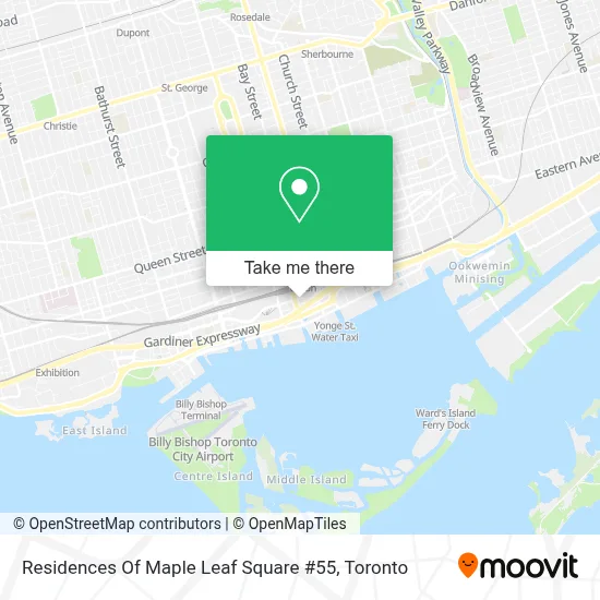 Residences Of Maple Leaf Square #55 map