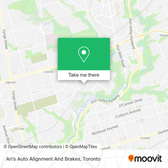 Ari's Auto Alignment And Brakes map