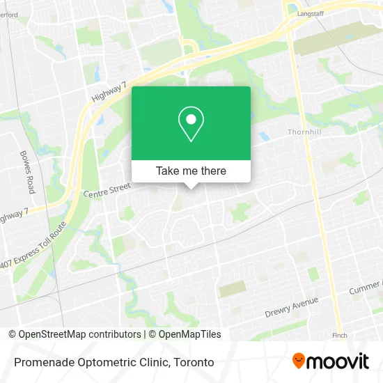 Promenade Optometric Clinic map