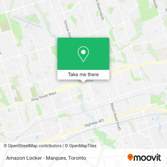 Amazon Locker - Marques map