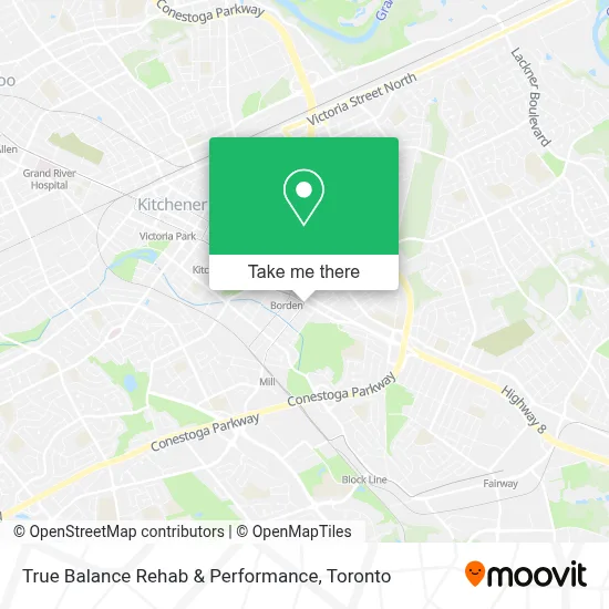 True Balance Rehab & Performance map