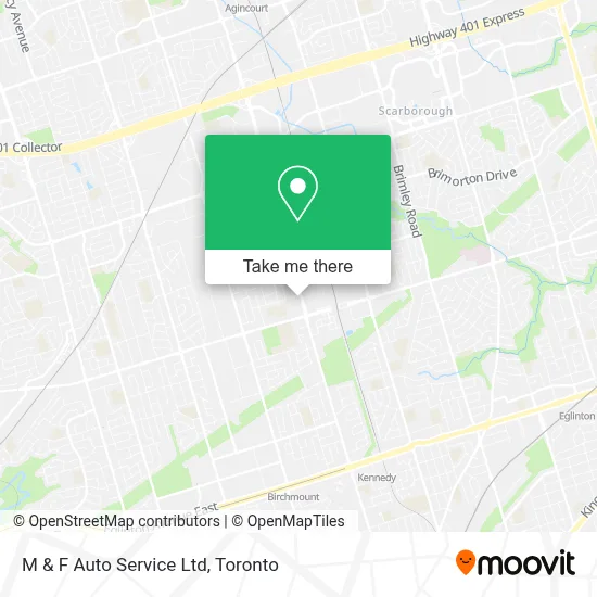 M & F Auto Service Ltd map
