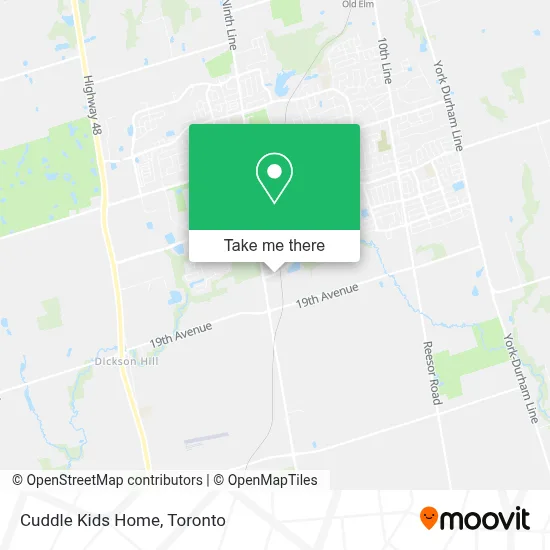Cuddle Kids Home map