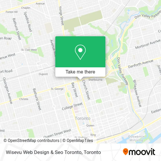 Wisevu Web Design & Seo Toronto map