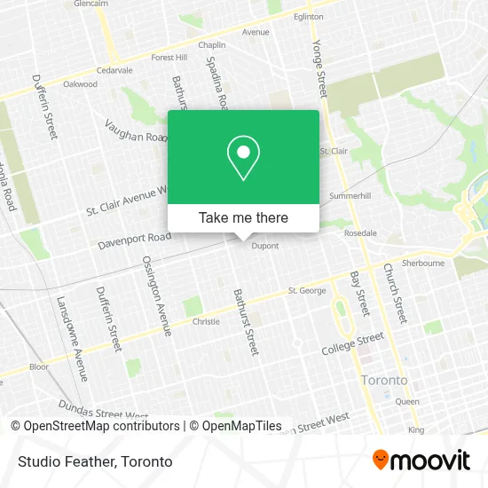 Studio Feather map