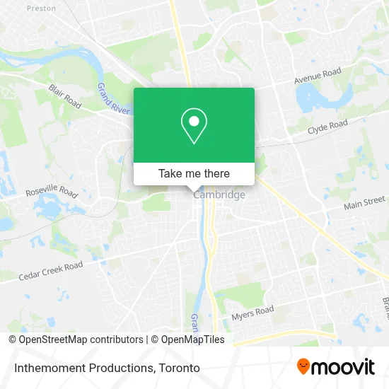 Inthemoment Productions map