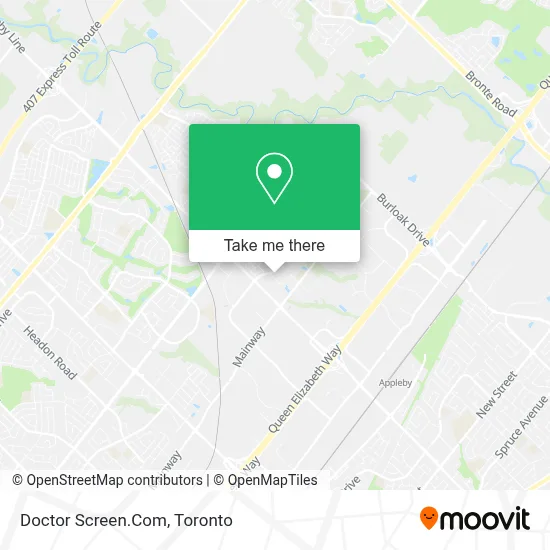Doctor Screen.Com map