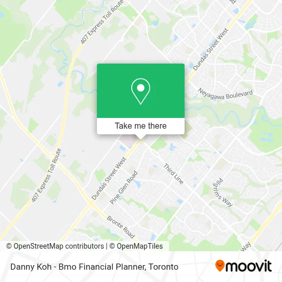 Danny Koh - Bmo Financial Planner map