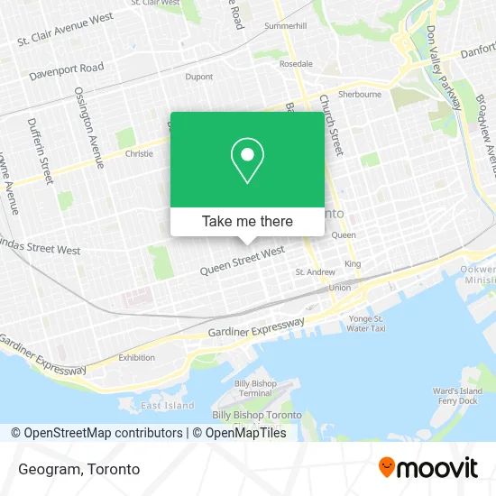 Geogram map