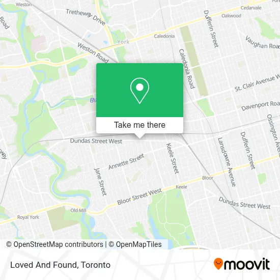 Loved And Found map