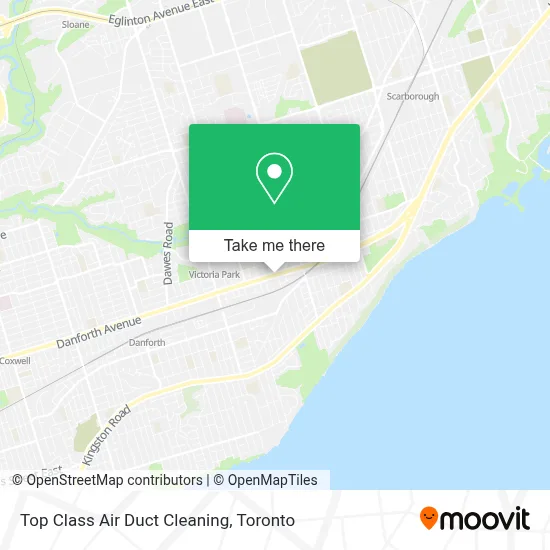 Top Class Air Duct Cleaning map