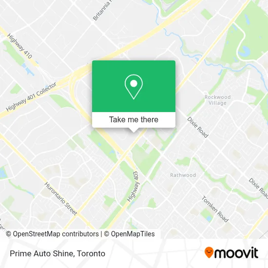 Prime Auto Shine map