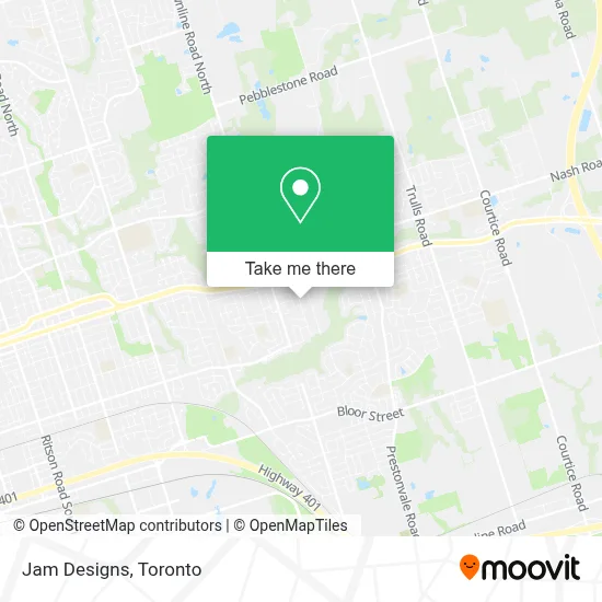 Jam Designs map
