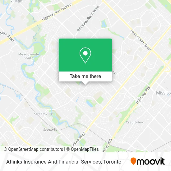 Atlinks Insurance And Financial Services map
