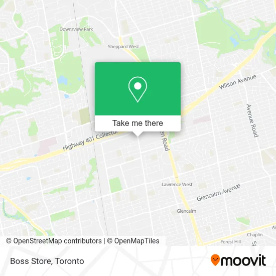 Boss Store map