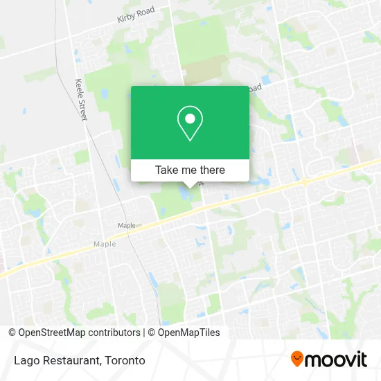 Lago Restaurant map