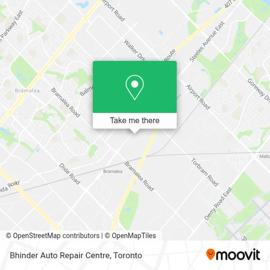 Bhinder Auto Repair Centre map