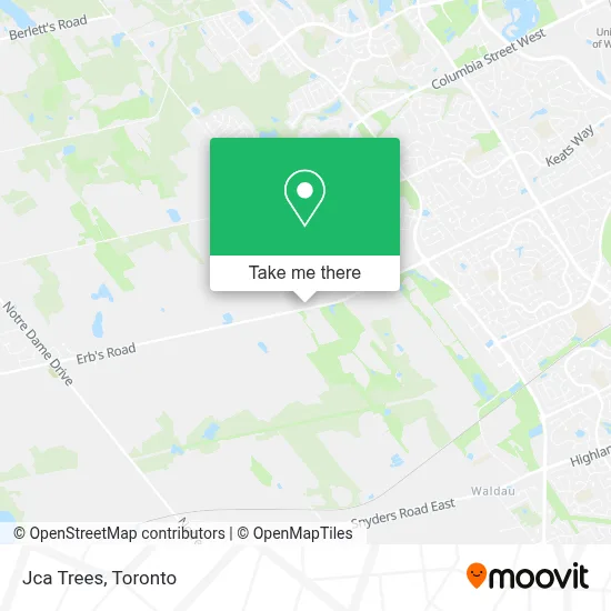 Jca Trees map