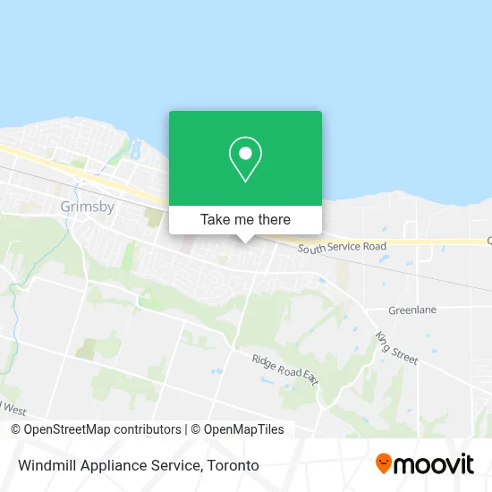 Windmill Appliance Service map