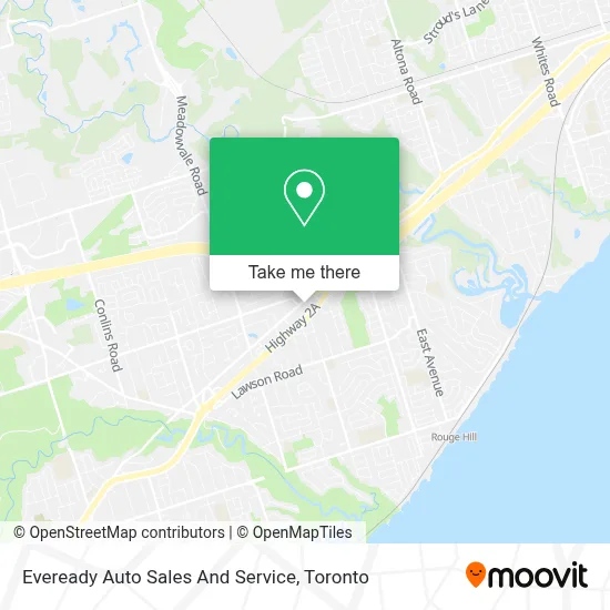 Eveready Auto Sales And Service map