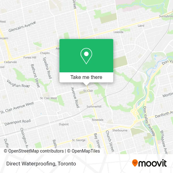 Direct Waterproofing map