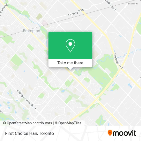 First Choice Hair map