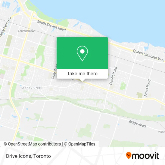 Drive Icons map