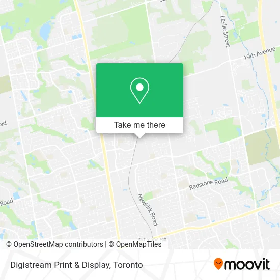 Digistream Print & Display map