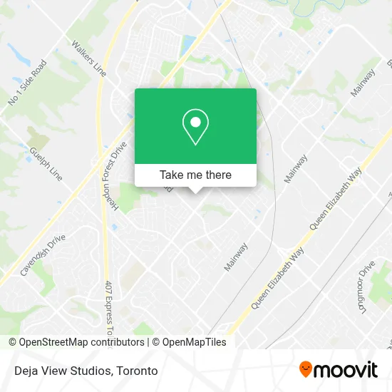 Deja View Studios map