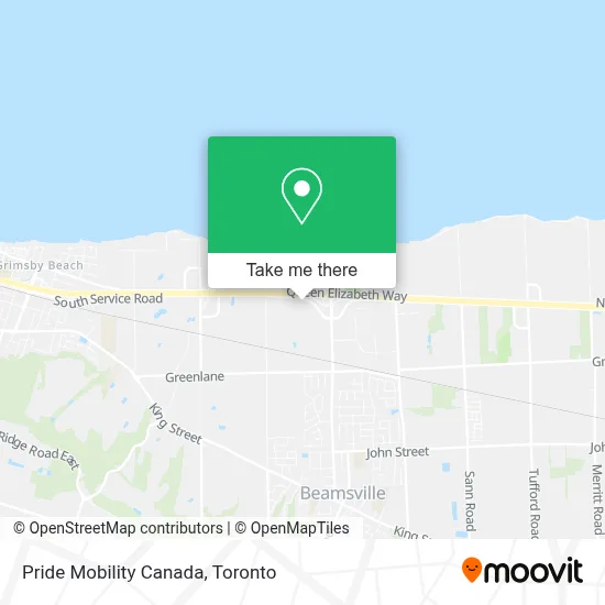 Pride Mobility Canada map