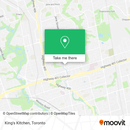 King's Kitchen map