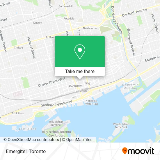 Emergitel map