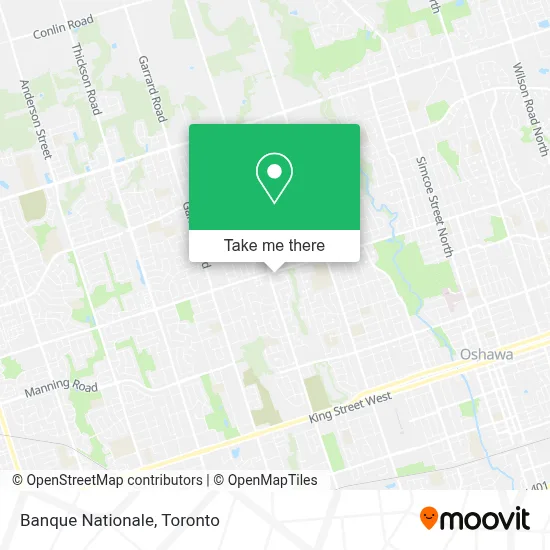 Banque Nationale map