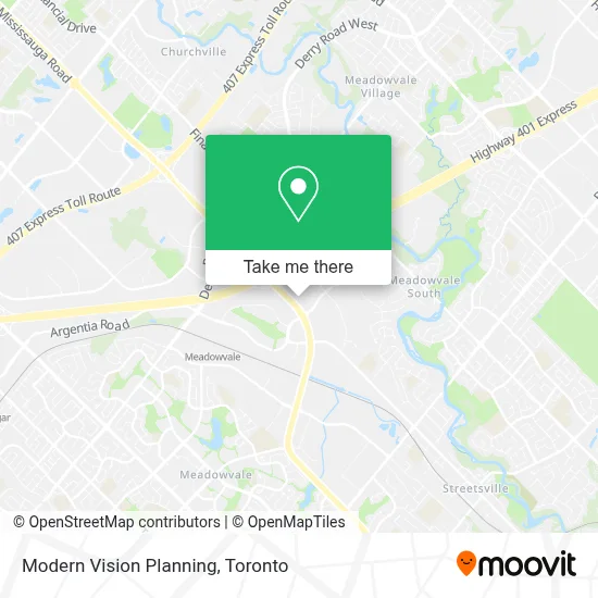 Modern Vision Planning map
