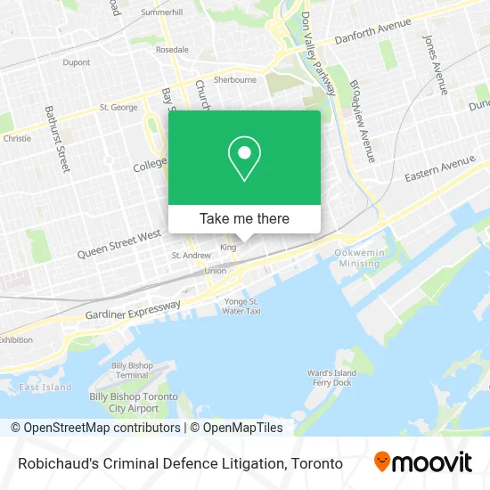 Robichaud's Criminal Defence Litigation map