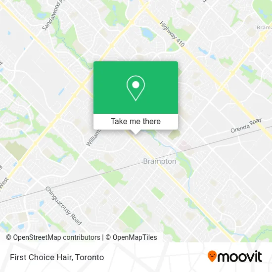 First Choice Hair map