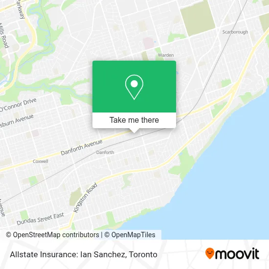 Allstate Insurance: Ian Sanchez map