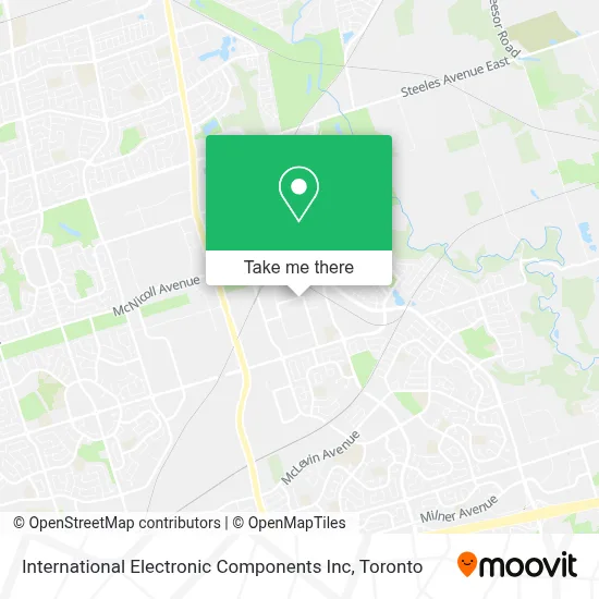International Electronic Components Inc map