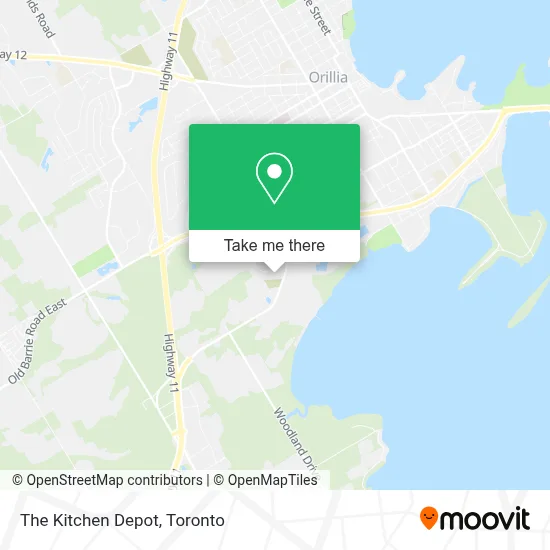 The Kitchen Depot map