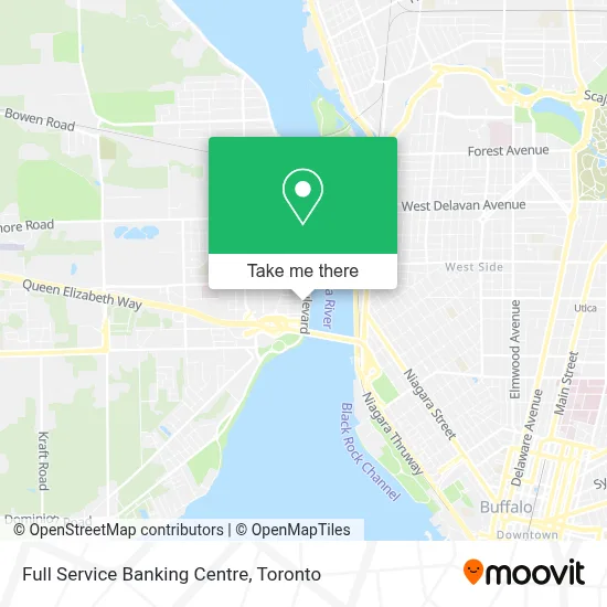 Full Service Banking Centre map