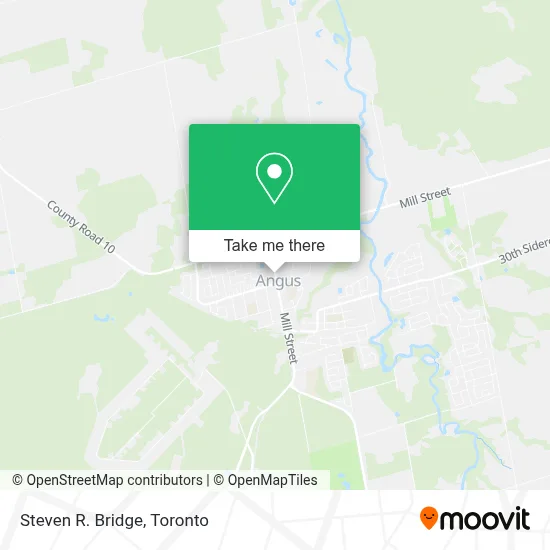Steven R. Bridge map