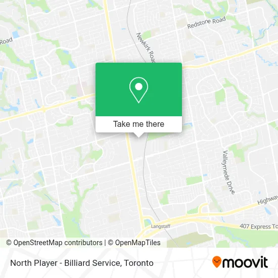 North Player - Billiard Service map
