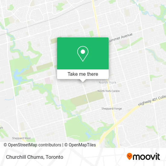 Churchill Chums map