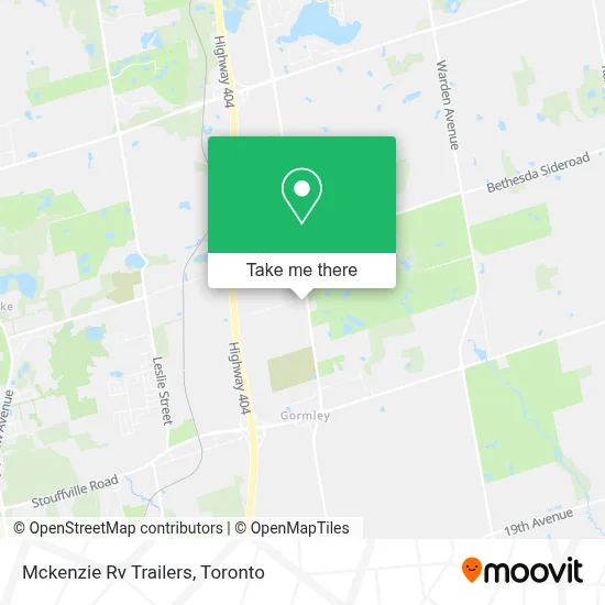 Mckenzie Rv Trailers map