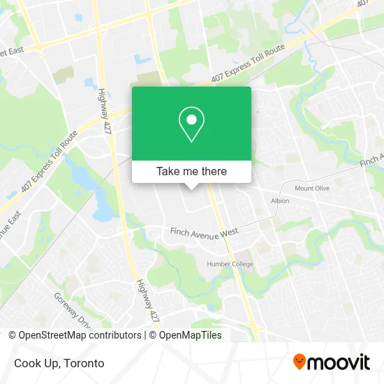 Cook Up map