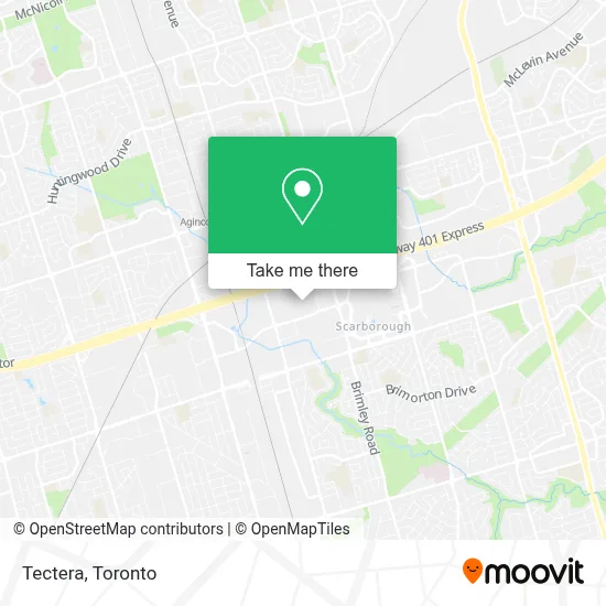 Tectera map