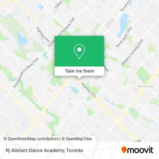 Rj Allstarz Dance Academy map