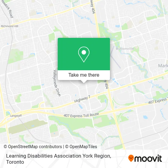 Learning Disabilities Association York Region plan